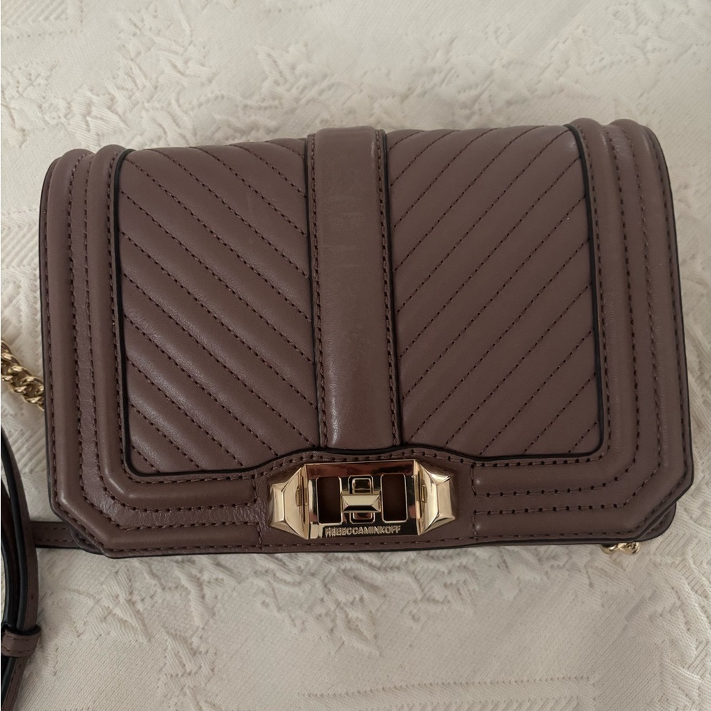 Rebecca Minkoff Small Love Leather Crossbody